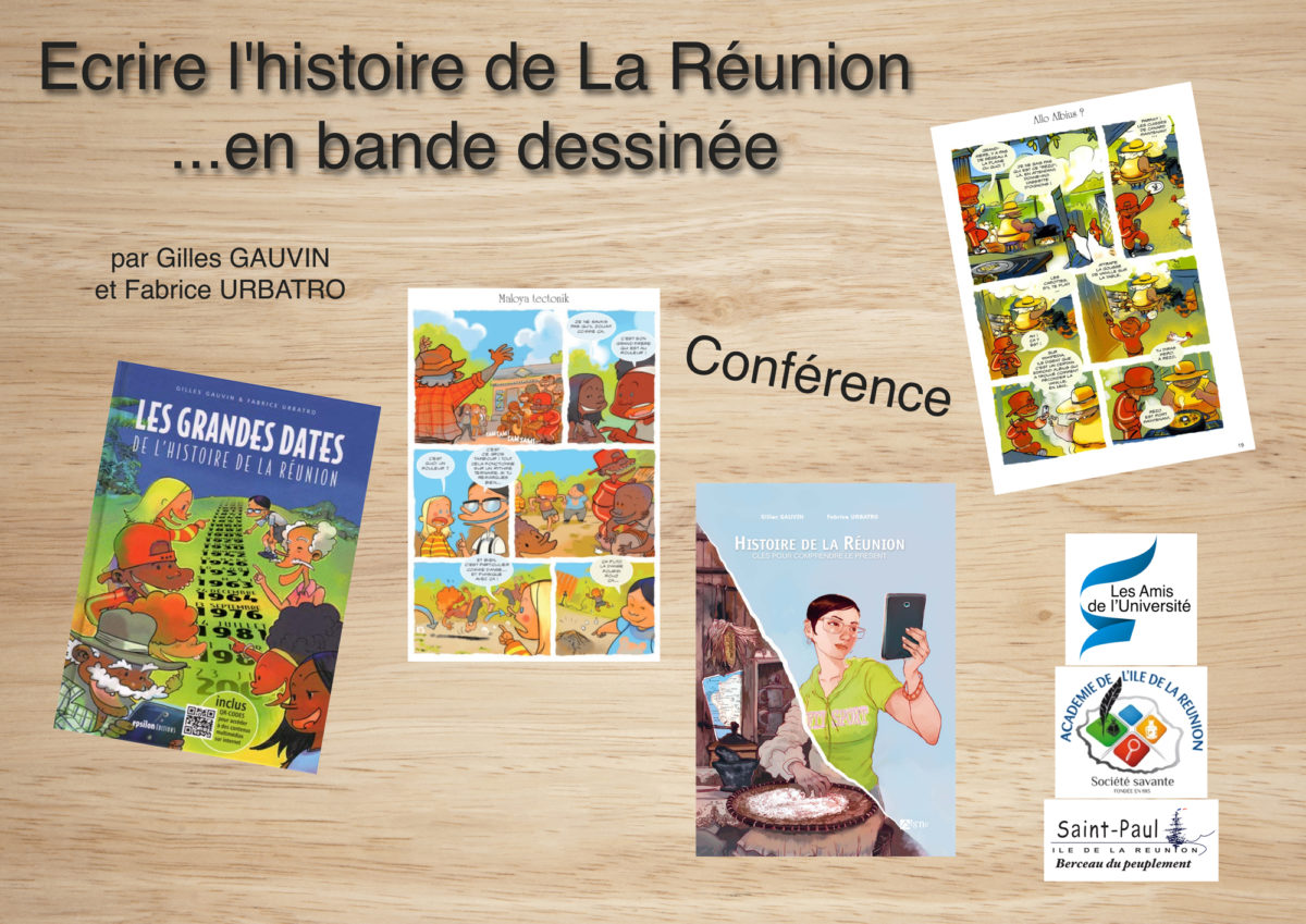 Ecrire l&rsquo;histoire de La Réunion… en bande dessinée 🗓