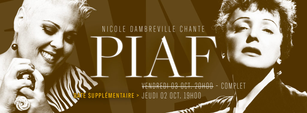Le temps des Femmes – Nicole Dambreville chante Piaf !