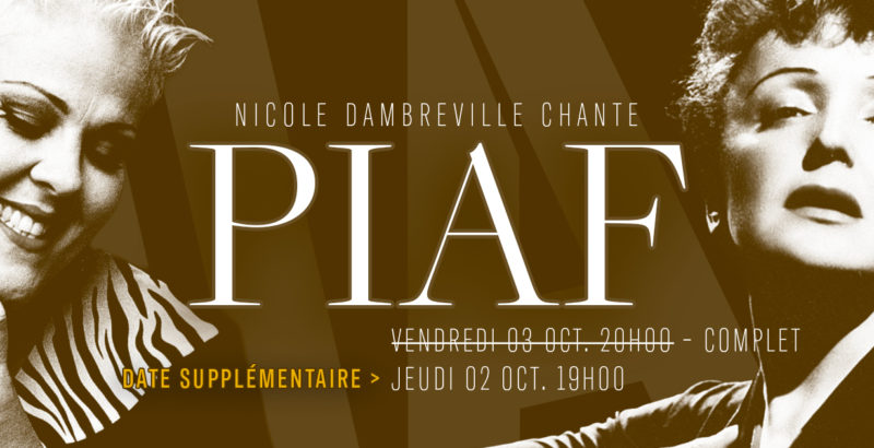 img-[COMPLET]  Le temps des Femmes - Nicole Dambreville chante Piaf !