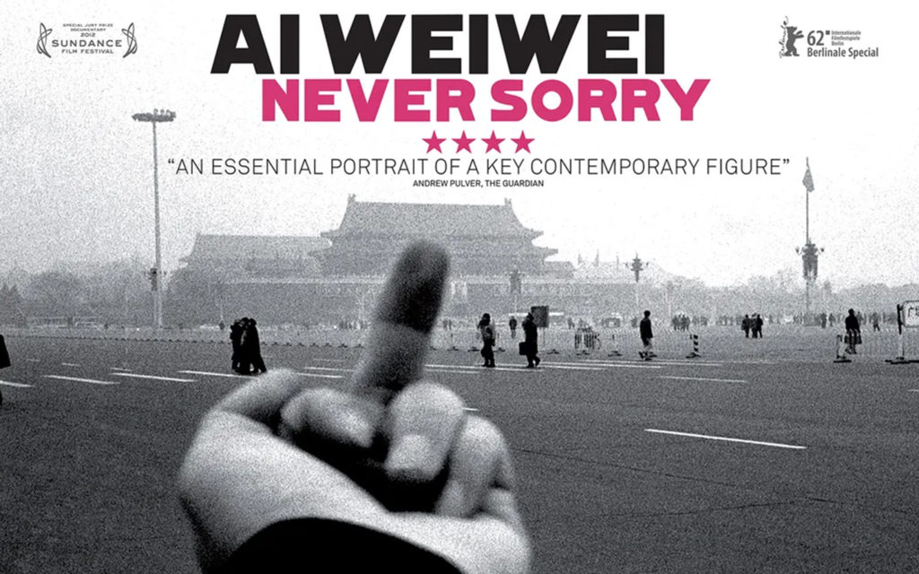 AI Weiwei never sorry
